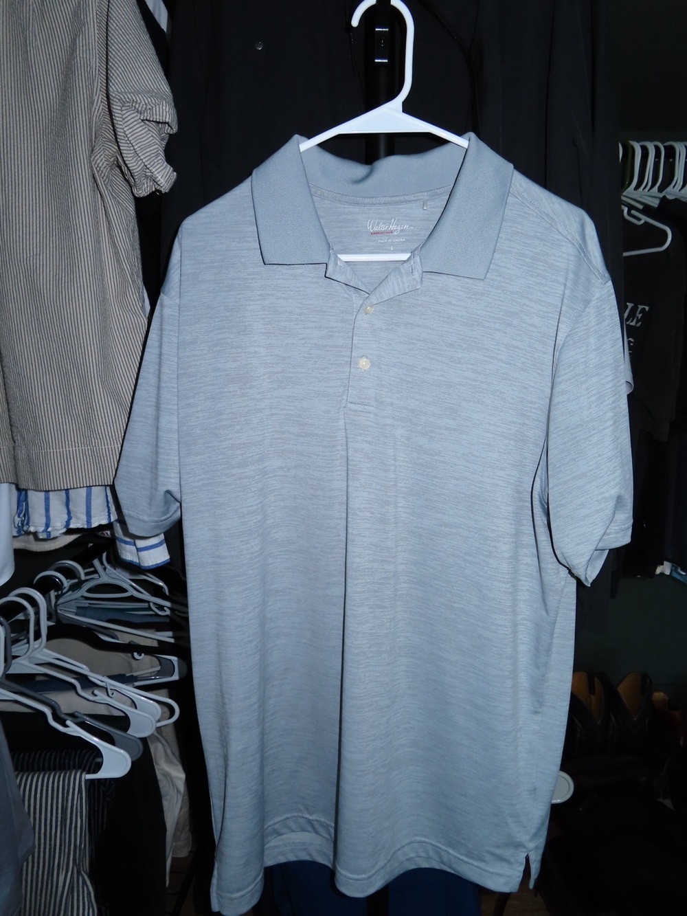 Light Gray Men's Polo Shirt by Walter Hagen